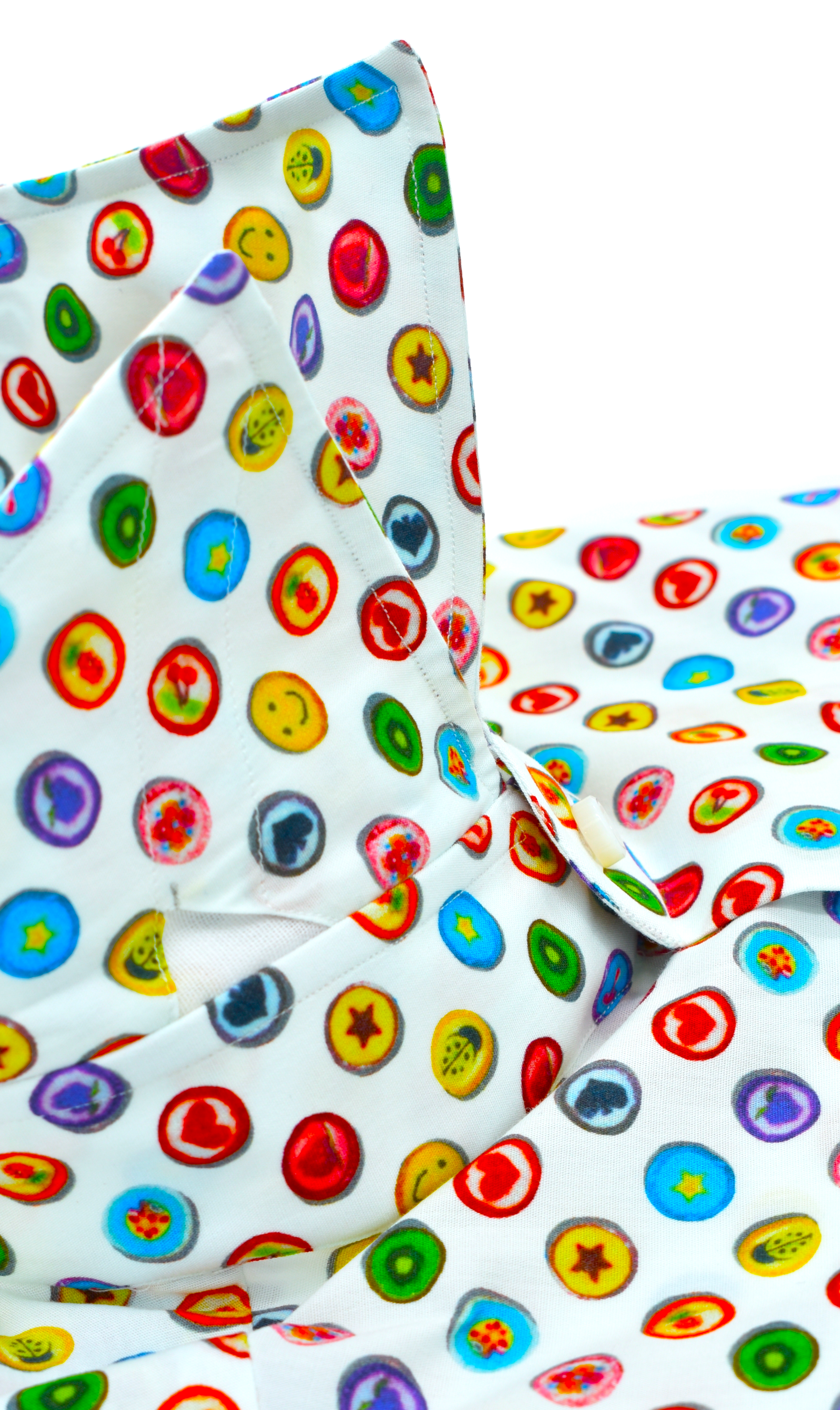 Men's shirt slim fit button print Sartoriali No. 10