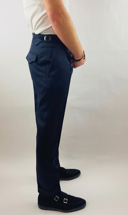 Hose Extra Slim Fit in Blau mit Sideadjuster